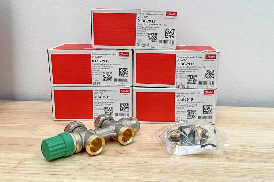 5 Heizungsregelventile Danfoss VHS-DV